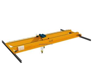 เครนเหนือศีรษะแบบคานคู่ 10 ตัน ระยะช่วง 20 เมตร สำหรับยกของในอุตสาหกรรม - Product Image 1