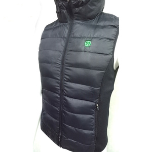 Customized Unisex Lightweight 5V 12V <b>USB</b>-C or Type-C <b>Heated</b> Vest with Detachable Hood - Product Image 5