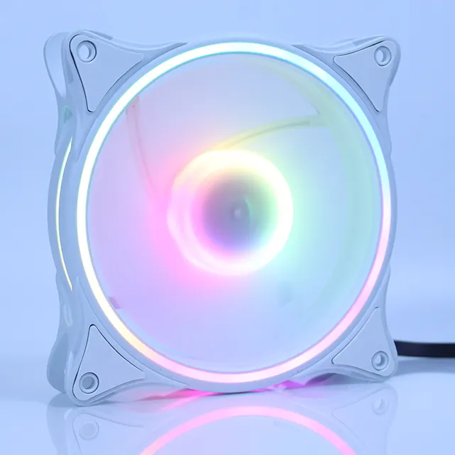 Fan Rgb 120mm Computer Case Rgb Cpu Fan Adjustable Speed Cooler Fan With Remote Control