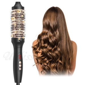 Nuevo Cepillo Alisador y Rizador de Pelo Térmico para Uso en Casa o Salón, Cepillo Redondo Caliente - Product Image 4