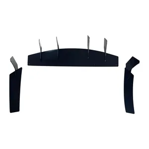 StarNav Pour 2015-2018 2019 2020 2021 Diffuseur de pare-chocs arrière à 4 ailettes, séparateurs, lames de spoiler, accessoires automobiles, décoration et modification - Product Image 4