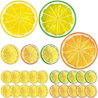 Keukensimulatie Citroenschijfjes Kerstmis Thanksgiving Pasen Schuim Plastic Ecologisch Hoogwaardig 5cm Kunstmatig Ornament