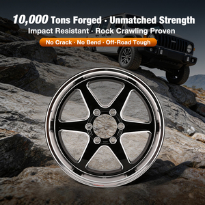 <span class=keywords><strong>ล้อ</strong></span>ฟอร์จ <span class=keywords><strong>KSR</strong></span> Off-Road สีทูโทน ขอบดำขัดเงา ขนาด 16 17 18 19 20 21 22 23 24 นิ้ว สำหรับ Toyota Tacoma 4Runner และอื่นๆ - Product Image 3