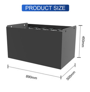 36V8PZB400 Empileur de tambour électrique pour chariot élévateur à fourche d'excavatrice Empileur de batterie pour petits entrepôts Bloc d'alimentation de batterie au plomb - Product Image 3