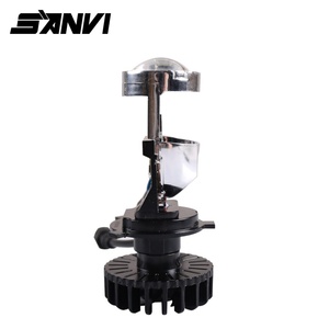 Sanvi Newest Mini H4 LED Projector Lens Headlights 10V-15V 28W 2500LM Car LED Headlight Bulbs High Low Beam Replace H4 Halogen - Product Image 4