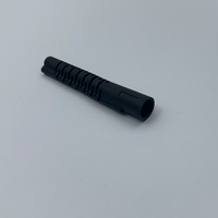 Connecteur de fibre optique MPO avec capuchon de protection 3,6 mm ID, soulagement de tension, boîtier TPE flexible ignifuge de 44 mm, monomode 12/24 cœurs