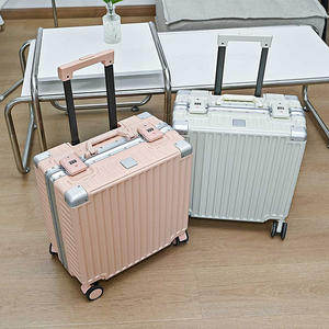 Vente en gros de bagages de <span class=keywords><strong>cabine</strong></span> en aluminium de 18 pouces <span class=keywords><strong>valise</strong></span> en ABS avec roues de transport sacs de voyage bagage à main Maletas De Viaje - Product Image 5