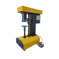 Sellador de latas de bebidas de Metal PET eléctrico semiautomático, sellador de latas, máquina de enlatado, máquina de sellado para latas de cerveza y bebidas
