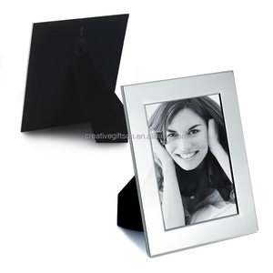 Bán buôn tùy chỉnh 5x7 bạc kim loại khung ảnh với trái tim trang trí cho trang trí nội thất - Product Image 5