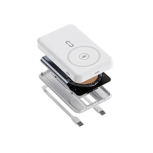 Small Pocket 4 in 1 Power Bank 10000Mah Fast <b>Charging</b> Pd22.5W Wireless 15W Earphone Watch Charger Travel Portable - Product Image 3