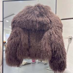 <span class=keywords><strong>Cappotto</strong></span> da <span class=keywords><strong>donna</strong></span> RX Fluffy Plus Size <span class=keywords><strong>con</strong></span> collo grande, scialle e coprispalle, caldo, <span class=keywords><strong>in</strong></span> vera lana di pecora e <span class=keywords><strong>pelliccia</strong></span> mongola <span class=keywords><strong>con</strong></span> scialle <span class=keywords><strong>in</strong></span> <span class=keywords><strong>pelliccia</strong></span> - Product Image 3