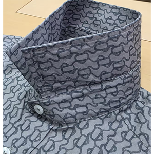 Camisas Casuales de Manga Larga para Hombre, con Bolsillo en el Pecho, Estampado Digital, 100% Algodón, Cuello Camisero, Tela Popelina, Personalizadas de Fábrica al por Mayor - Product Image 6