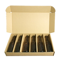 Cajas de Embalaje de Cartón Corrugado Hechas a Medida para Licores, Cajas de Cartón Plegables para Envíos, Cajas para Copas de Champán, Whisky, Vino y Perfume