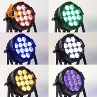 12 projecteurs LED PAR sans fil RGBWA+UV 18W IP65 à batterie rechargeable