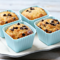 Moules à cupcakes en silicone réutilisables multiformes, lot de 20, antiadhésifs, pour muffins, fête, Halloween, Noël, bonbons, gelée