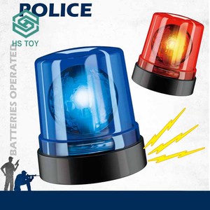 HS Giả Vờ Chơi Cảnh Sát Mini Cảnh Báo Đèn Led Cảnh Báo Đèn Đồ Chơi Nhấp Nháy Âm Thanh Với Pin 2 * AA - Product Image 2