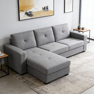 Canapé-lit <span class=keywords><strong>futon</strong></span> pliable en forme de L, 3 places, en tissu, pour salon, chambre, appartement, petite <span class=keywords><strong>maison</strong></span> - Product Image 3