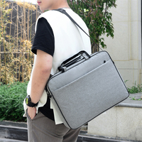 Maletín para portátil de 15,6 pulgadas para hombre de marca, maletín Oxford duradero y ligero portátil antirrobo, maletín Funky de negocios Simple