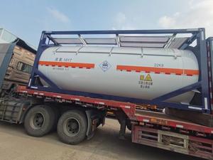 Serbatoio in acciaio per unità di trasporto chimico da 20 piedi per lo stoccaggio di acido - Product Image 2