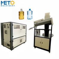 Mesin Pembuat Botol Plastik Mini Berkualitas Tinggi 2 Cavity PLC untuk Botol Jus 550ml 220V 380V
