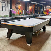 Hot Selling Nine Ball Billardtisch mit Massivholz Schiefer bett für Indoor-Spiele