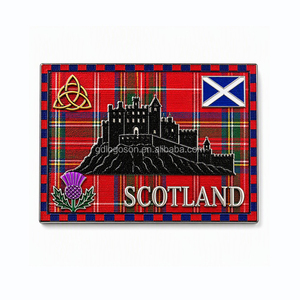 Aimants de réfrigérateur personnalisés en émail, souvenirs avec pendentifs : Drapeau, Nessie, Thistle, Vache des Highlands, Cerf roux - Vente en gros - Product Image 5