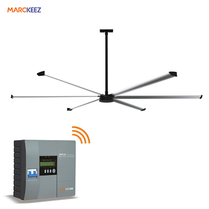 12ft hvls <span class=keywords><strong>Fan</strong></span> <span class=keywords><strong>220V</strong></span> 240V không khí lớn quạt trần với động cơ DC cho nhà máy sản xuất trang trại nhà hàng - Product Image 3