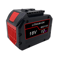 Batterie de remplacement 18V 12.0Ah pour Bosch, batterie d'outil électrique haute performance 21700, compatible avec les perceuses et les meuleuses d'angle Bosch
