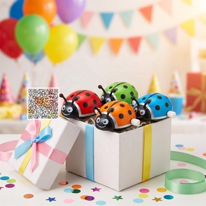 Jouet à remonter Coccinelle, Remplissage de piñata, Remplissage d'œufs de Pâques, Jouet pour enfants, Cadeau promotionnel, Jouet d'ambiance Teal Pumpkin Project Screen Free Play Vibe - Product Image 6