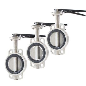 Oem asme מדריך 2 3 4 6 8 אינץ 'משלוח מהיר epdm pfe ss304 ss316 שסתומי פרפר פרפר פרפר עבור מים שמן מים מפעל סין ישיר - Product Image 1