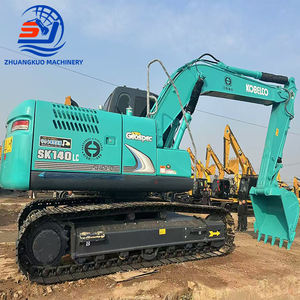 Excavatrice sur chenilles moyenne Kobelco SK140 d'occasion de 14 tonnes avec moteur de 74 kW testé et inspection vidéo - Product Image 2