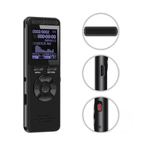 Enregistreur vocal numérique professionnel V65 Batterie au lithium Type-c Appareil d'enregistrement audio rechargeable Enregistreur éducatif 32 Go