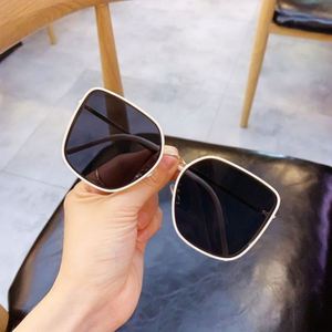 2022 Fashion Vintage Metal Big Frame <b>Sunglasses</b> Polarized <b>Square</b> Women <b>Sunglasses</b> - Product Image 1