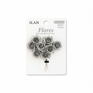 Fiori di Carta ILAN 20mm 12pz Decorazioni Artigianali - Product Image 1