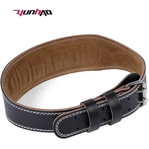 YunCheng High Quality Adjustable PU Leather Back Waist Support Workout PowerLifting Gym Weight Lifting Belt