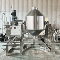 Ligne de production entièrement automatique 316SUS pour le mélange, le transport et l'emballage de poudre protéinée, machine de remplissage de poudre
