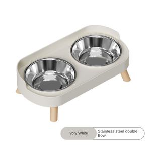 Tigela Automática de Aço Inoxidável para Gatos e Animais de Estimação com Duas Tigelas Proteção para o Pescoço Bebedouro e Comedouro Integrados - Product Image 5