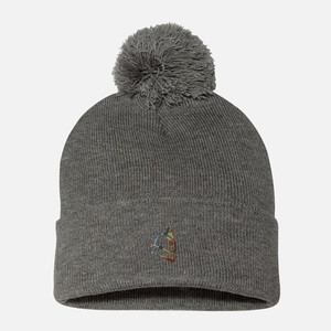 Logo del berretto in maglia WD Pom - Product Image 1