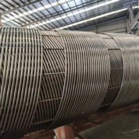 Intercambiador de Calor de Carcasa y Tubos, Fabricante Personalizado, Acero Inoxidable Dúplex ASME
