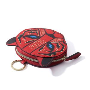 Creative Mini Zipper Leather Coin Purse <b>Wallet</b> for Girls Man Key Card Holder Waterproof <b>Cute</b> Cartoon Coin Purse - Product Image 5