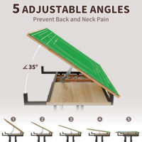 Table de puzzle en bois 1000 pièces, hauteur réglable, roulettes inclinables, 4 tiroirs, étagère de rangement latérale, poste de travail OEM ODM