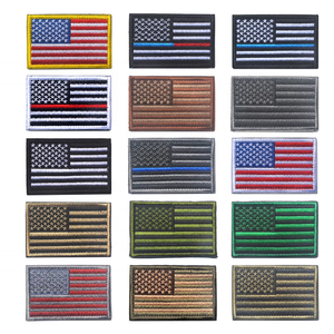 <span class=keywords><strong>2</strong></span>*<span class=keywords><strong>3</strong></span>,15 pulgadas listo para enviar varios colores y estilos bordados EE. UU. Bandera de país parches coser bolsa sombrero apliques tácticos - Product Image 2