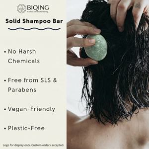 Savon Shampoing Solide Rafraîchissant Personnalisé <span class=keywords><strong>2</strong></span> oz Sans SLS à la Menthe Poivrée Naturelle et à l'Eucalyptus avec Huile de Coco pour la Croissance Capillaire - Product Image 3