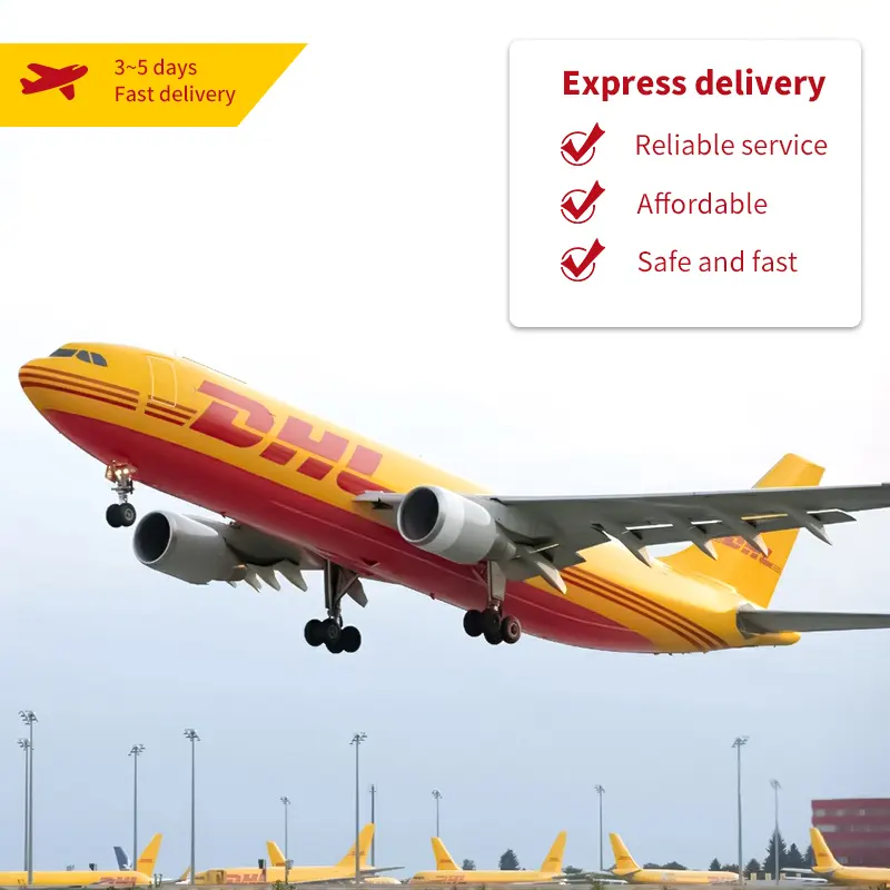 Giá thấp vận tải hàng không về phía trước chuyển phát nhanh dịch vụ giao hàng DHL Tốc độ nhanh hàng hóa Trung Quốc để saudi arabia KSA