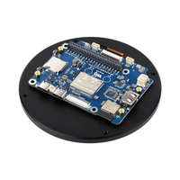 Layar Sentuh Melingkar 3.4 Inci Papan Pengembangan ESP32-P4 Layar IPS Multi Sentuh Interaksi Suara AI WiFi/BLE 800 * 800