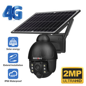 SECTEC 4G Sim Camera Novo IP 3MP 4MP 4G Wifi Bateria Solar CCTV Câmera Ao Ar Livre 4G Segurança Solar CCTV Câmera Solar Powered Metal - Product Image 2