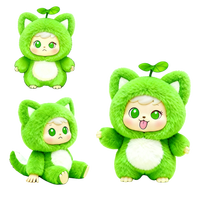 Cadeau d'anniversaire pour enfants, filles, jouet en peluche, adorable lapin rose, poupée en peluche avec carotte sur la tête, yeux en forme de cœur