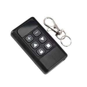 Télécommande universelle ZY-16CH 16 canaux pleine fréquence, super puissante, noire, 6 boutons, pour volet roulant et porte de garage rétractable - Product Image 1