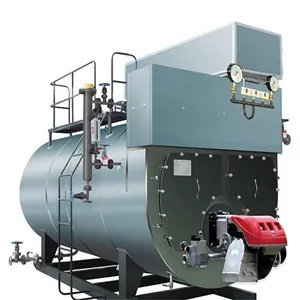 水平1500キログラム/時間蒸気ボイラー固体燃料ボイラーガス燃焼油ヒーター10トン提供蒸気水管ボイラー