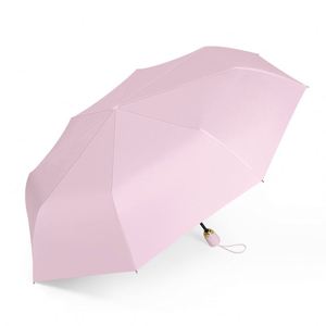 Wholesale Promotional Mini Foldable <b>Umbrellas</b> <b>Windproof</b> 3 Fold Uv Sun Custom Logo Prints Rain Folding Clear <b>Umbrella</b> - Product Image 5